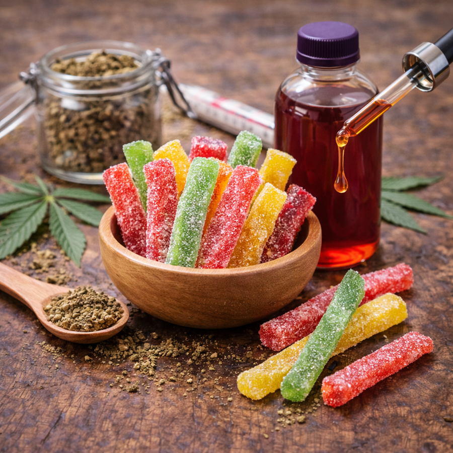 Cannabis-Sours selber machen: Die einfache DIY-Methode für saure Edibles