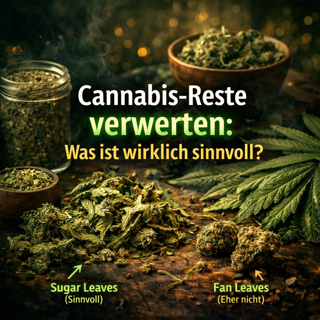 Cannabis-Reste verwerten: Was ist wirklich sinnvoll?