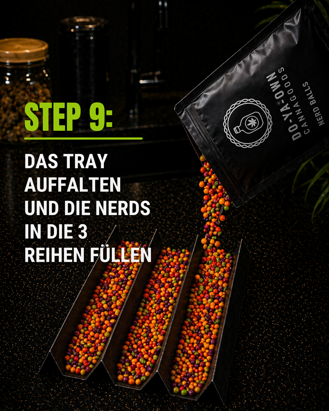 RainbowGummies DIY-Kit für Nerd-Gummies Herstellung Schritt 11