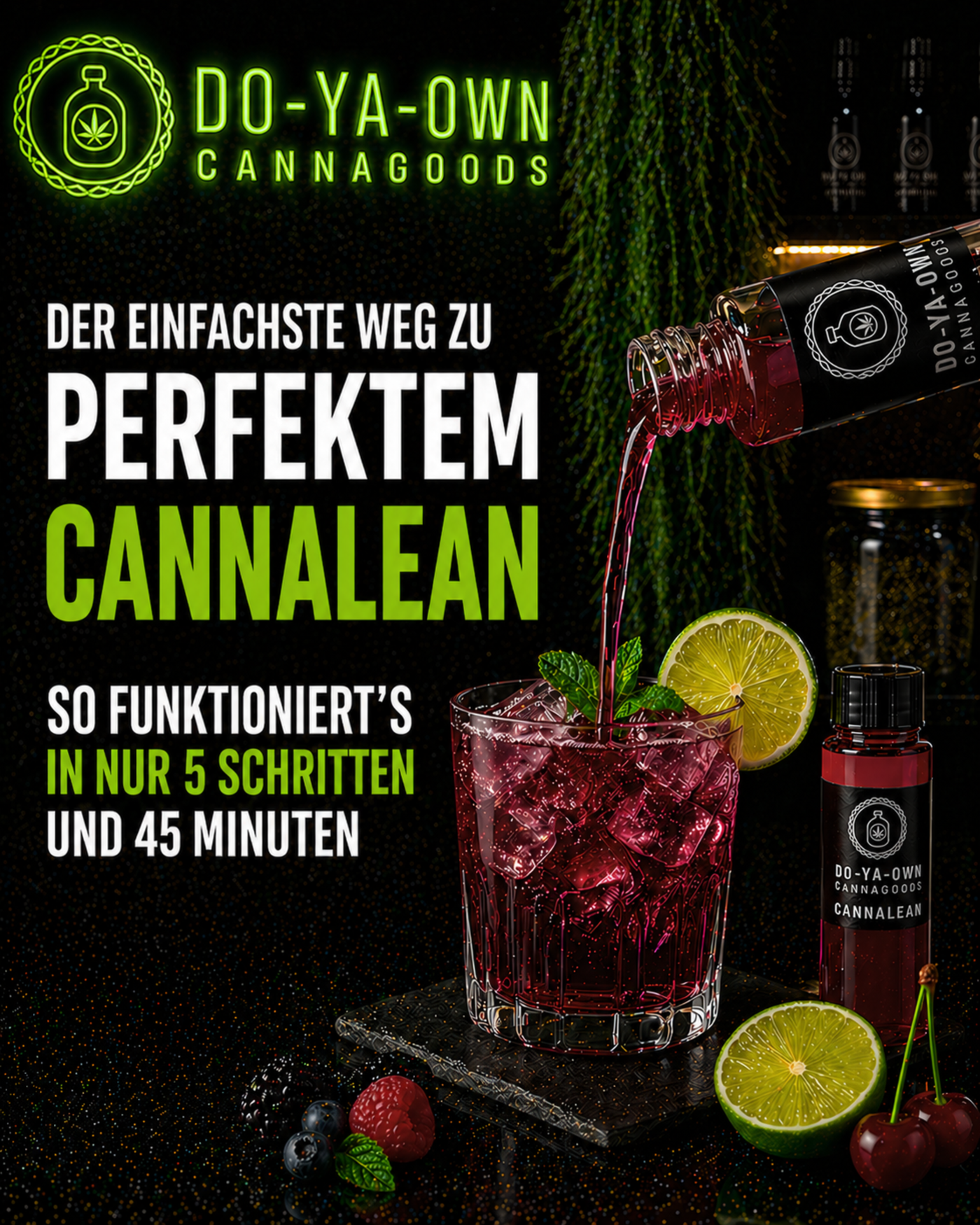 CannaLean Cherry Production Kit Herstellung Schritt 1