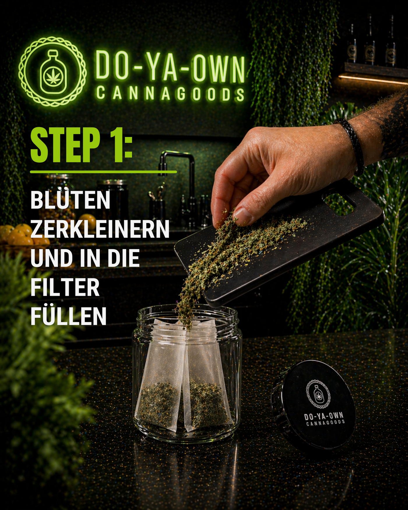 CannaVape DIY-Kit für Vape-Pens | Blue Zushi Edition Herstellung Schritt 2