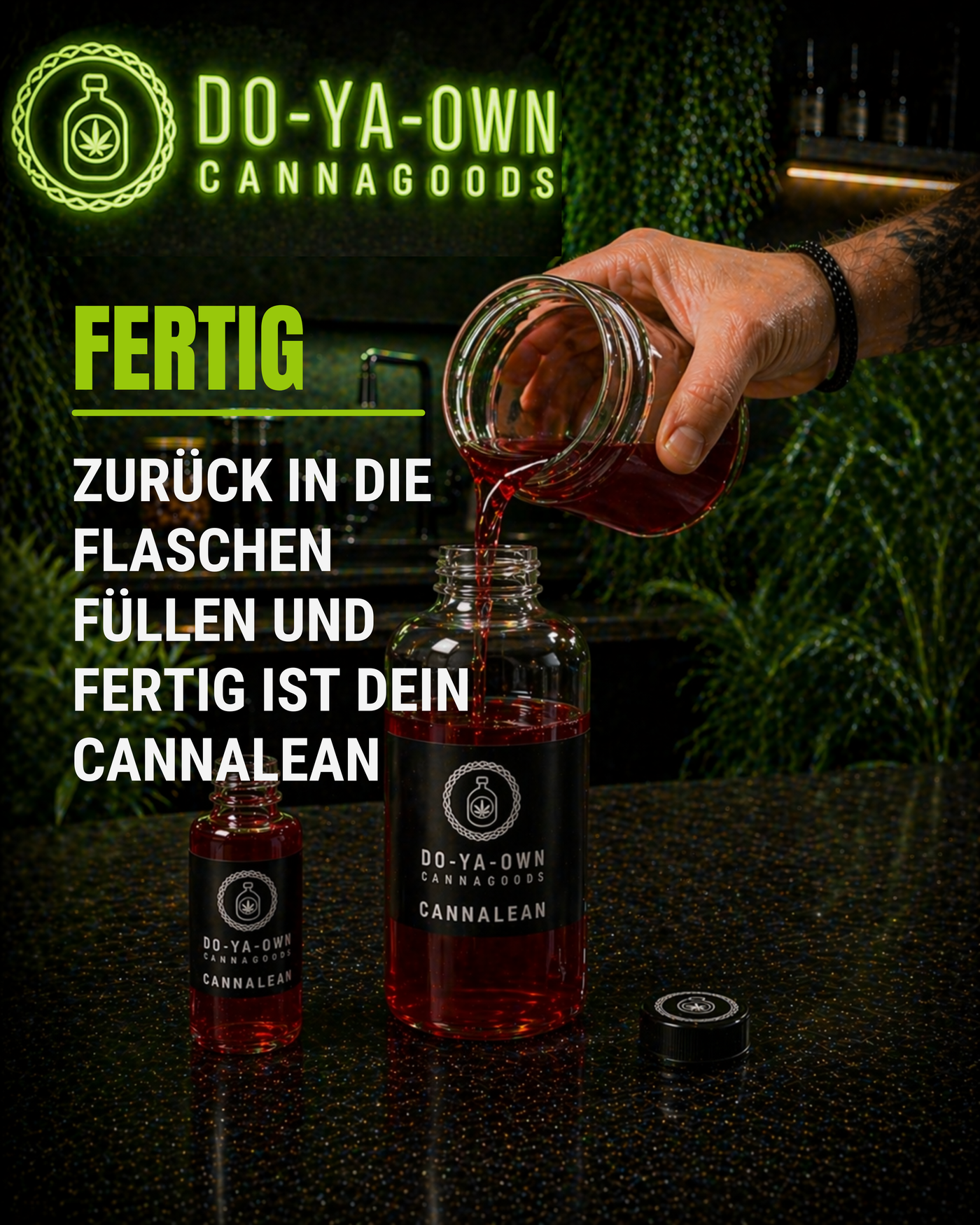 CannaLean Cherry Production Kit Herstellung Schritt 8