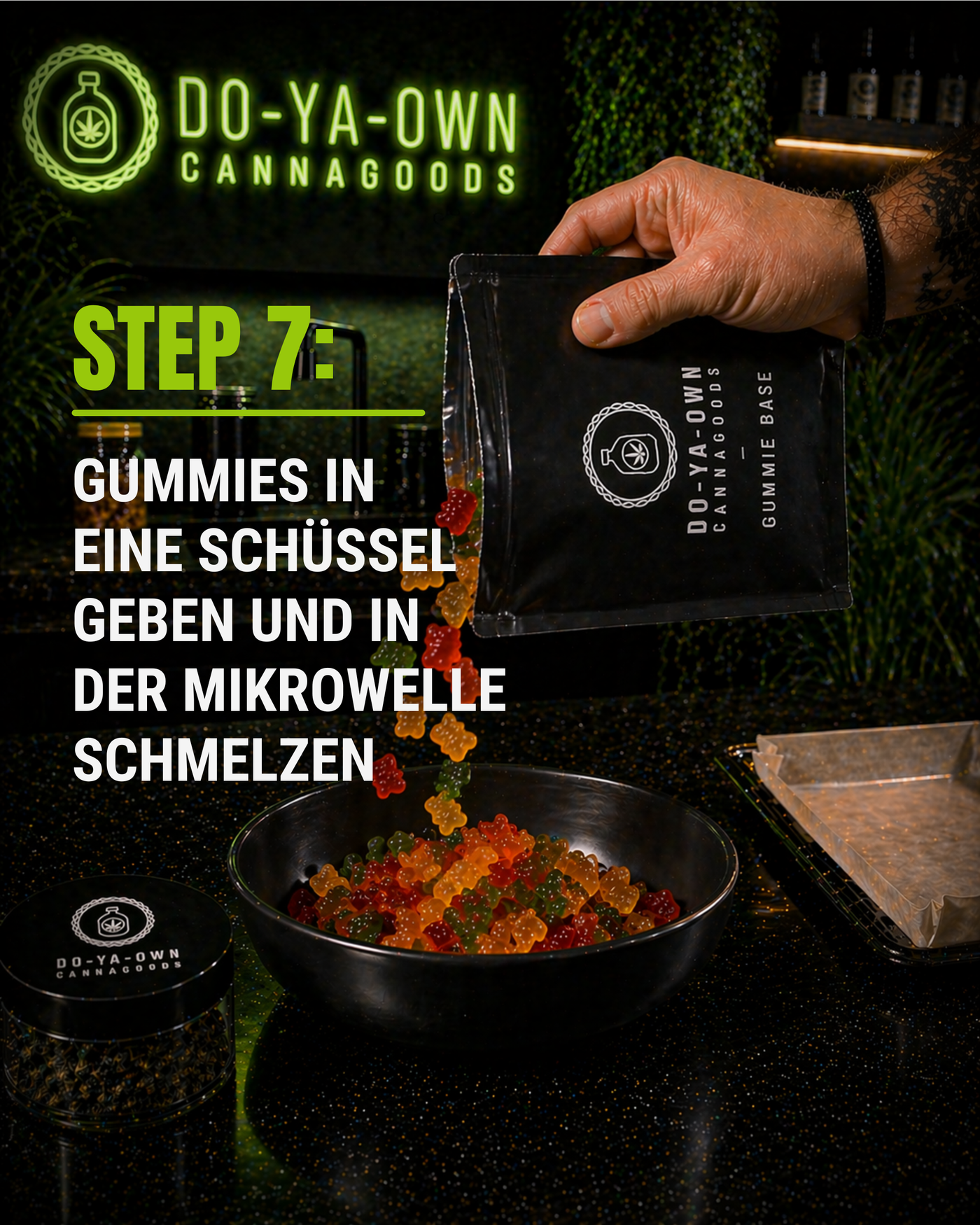 RainbowGummies DIY-Kit für Nerd-Gummies Herstellung Schritt 9